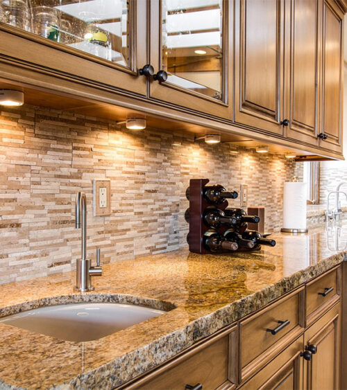 kitchen Kitchen Marble shelves