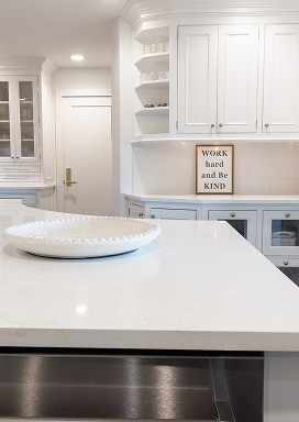 Commercial countertop installation