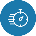 Icon representing fast countertop turnaround times