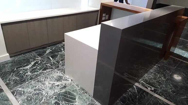 Commercial countertop installation in Denver, CO