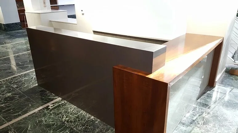 Commercial countertop installation by Kitchen & Bath by Design