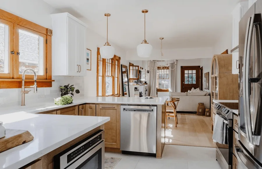 Quartz countertop kitchen remodel Denver Colorado